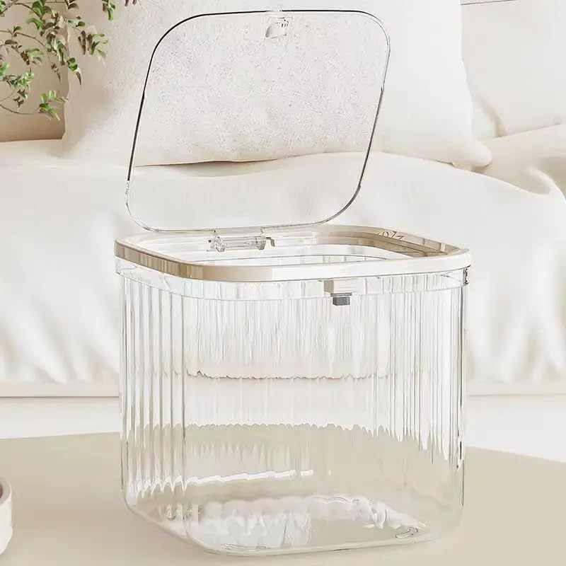 Acrylic Storage Box for Detergent Pet Food Storage Bin