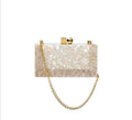 High Quality Acrylic Ice Crack Evening Bag Fashion Shoulder Crossbody