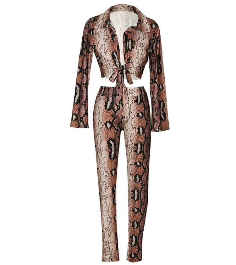 Hot Moldbaby Sexy Python Lines Tights Lapel Frenum Long Sleeve Tops +