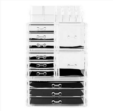 2019 Wholesales Free shipping Acrylic Cosmetics Storage Rack with 11