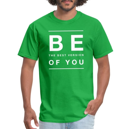 Mens Graphic T-Shirt - be the Best Version of you Inspiration